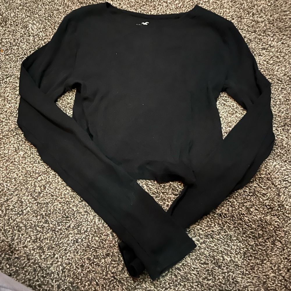 Hollister Classic Black Long Sleeve Tee